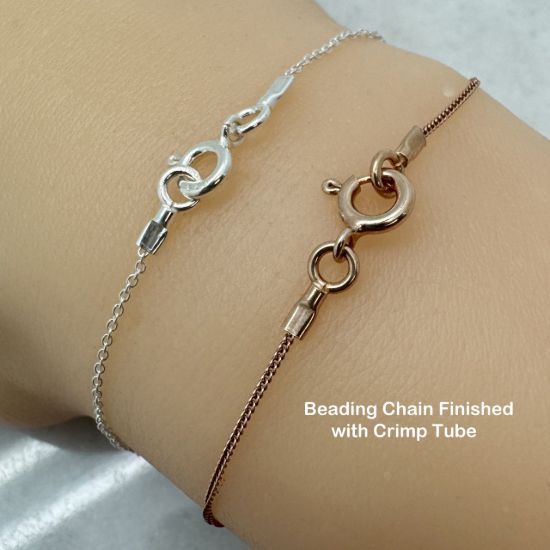 Wholesale Sterling Silver Curb Chain By the Foot | AZ Findings; Wholesale Chains By The Foot