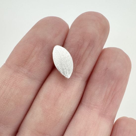 Wholesale Sterling Silver Textured Marquis Earwire for Jewelry Making, Wholesale Earwire and Findings