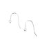 Wholesale Sterling Silver Simple Fishhook with Open Eye End for Jewelry Making, Wholesale Earwire and Findings
