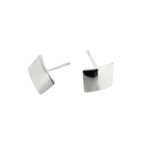 Wholesale Sterling Silver Smooth Square Earwire for Jewelry Making, Wholesale Earwire and Findings