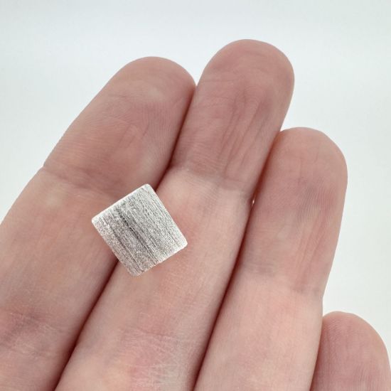 Wholesale Sterling Silver Textured Square Earwire for Jewelry Making, Wholesale Earwire and Findings