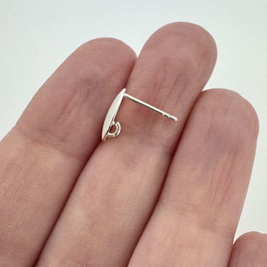 Wholesale Sterling Silver Textured Round Earwire for Jewelry Making, Wholesale Earwire and Findings