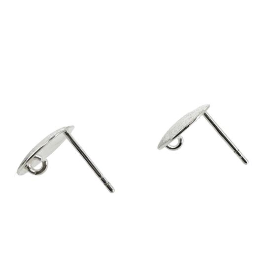 Wholesale Sterling Silver Textured Round Earwire for Jewelry Making, Wholesale Earwire and Findings