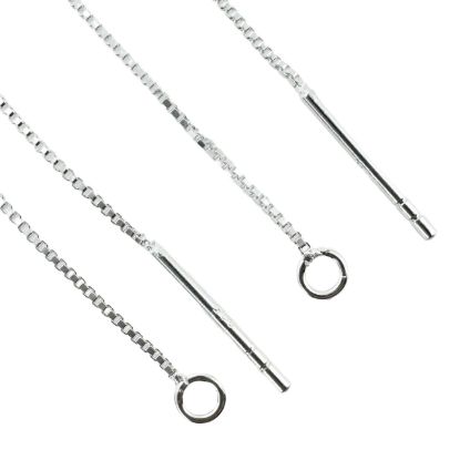 Wholesale Sterling Silver Ear Threader or Threads for Jewelry Making
