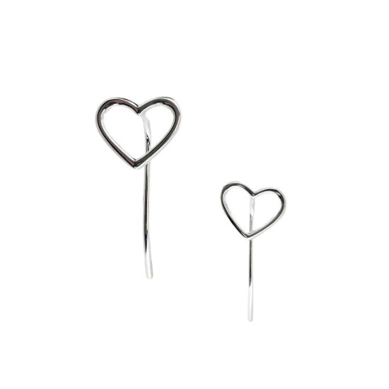 wholesale 925 Sterling Silver Heart Earrings