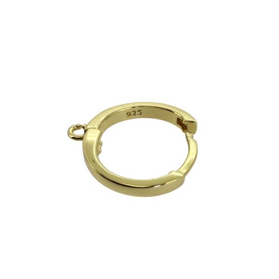 WHOLESALE GOLD STERLING SILVER EARRING FINDINGS-HOOP EARRINGS