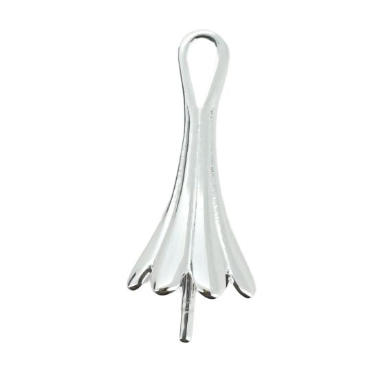 Wholesale Sterling Silver Fancy Bead Cap with Post, Wholesale Findings