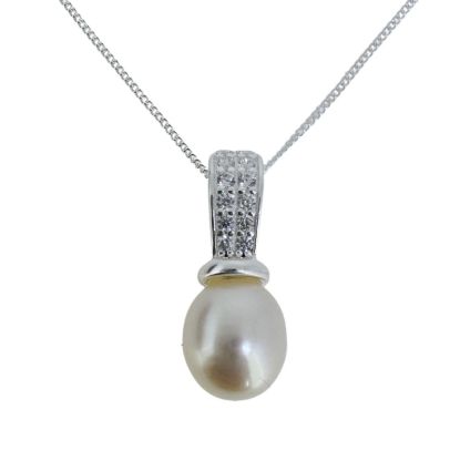 wholesale sterling silver pearl necklace