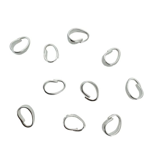 Wholesale Sterling Silver Simple Smooth Bail Connector, Wholesale Findings