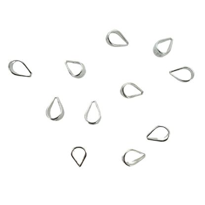 Wholesale Sterling Silver Simple Closed Bail Connector, Wholesale Findings