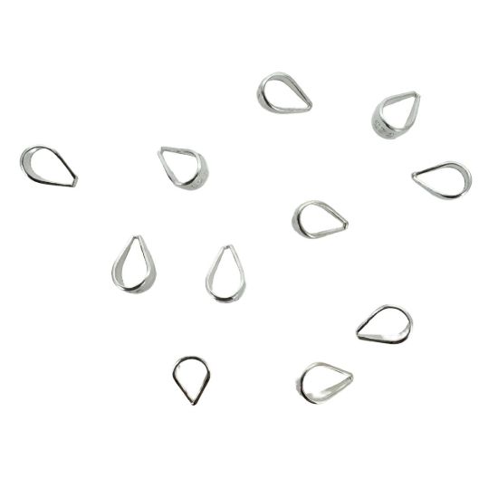 Wholesale Sterling Silver Simple Closed Bail Connector, Wholesale Findings