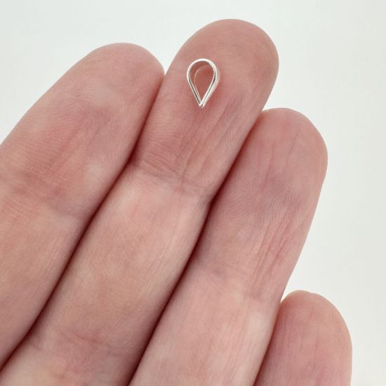 Wholesale Sterling Silver Simple Closed Bail Connector, Wholesale Findings