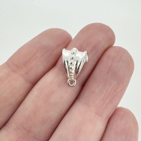 Wholesale Sterling Silver Fancy Bail Connector, Wholesale Findings