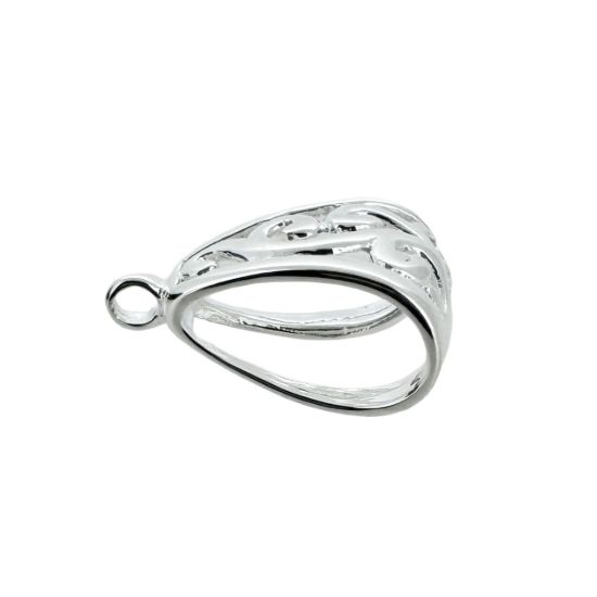 Wholesale Sterling Silver Filigree Pendant Bail Connector, Wholesale Findings