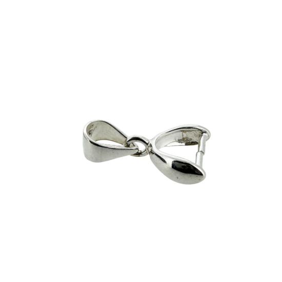 Wholesale Sterling Silver Teardrop Pinch Bail Connector, Wholesale Findings