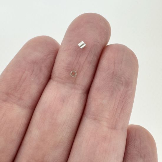 Wholesale Sterling Silver Tiny Crimp Beads ,Crimp and Endings for Jewelry Making, Wholesale Findings