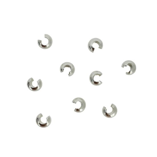 Wholesale Sterling Silver Tiny Crimp Beads ,Crimp and Endings for Jewelry Making, Wholesale Findings
