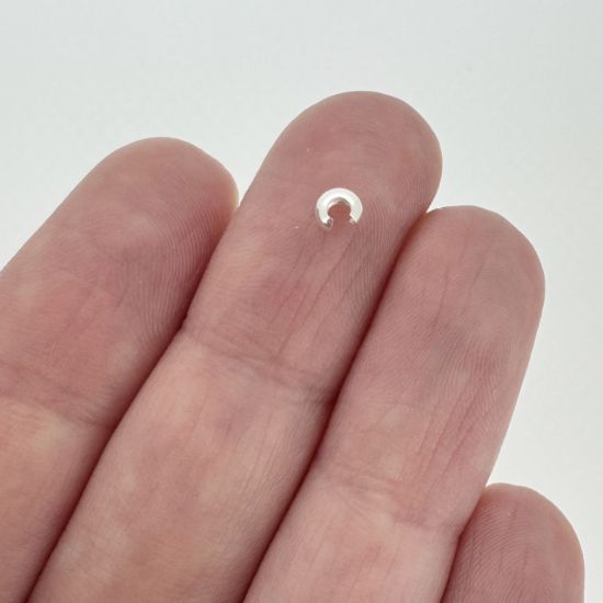 Wholesale Sterling Silver Tiny Crimp Beads ,Crimp and Endings for Jewelry Making, Wholesale Findings