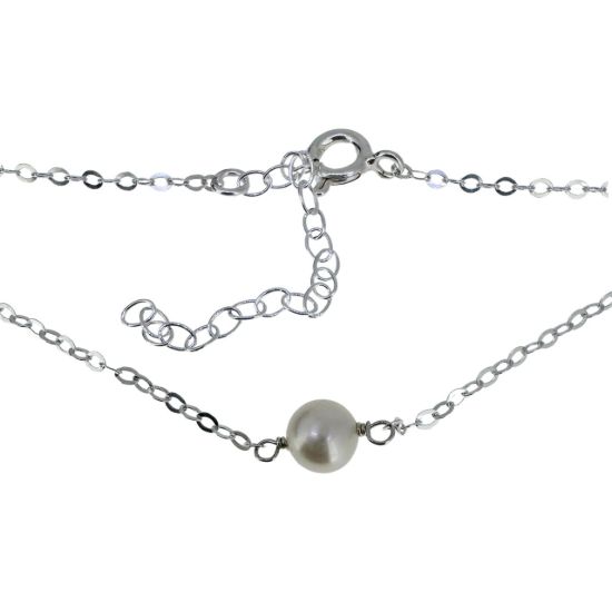 wholesale sterling silver single pearl necklace