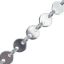 Wholesale 925 Sterling Silver Bulk Chain - 4mm Round Sequin Disc Chain by the foot