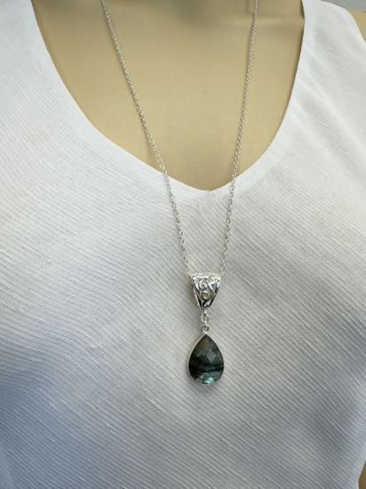 Wholesale Sterling Silver Fancy Pendant Bail Connector - 18mm (1 pc)