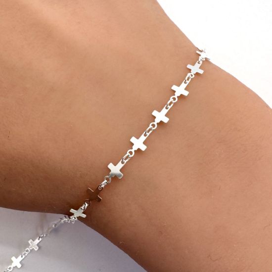 wholesale sterling silver cross chain