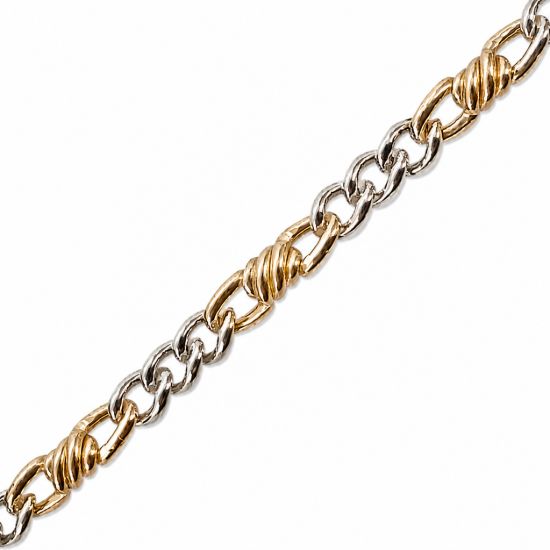 wholesale two tone jewelry chain