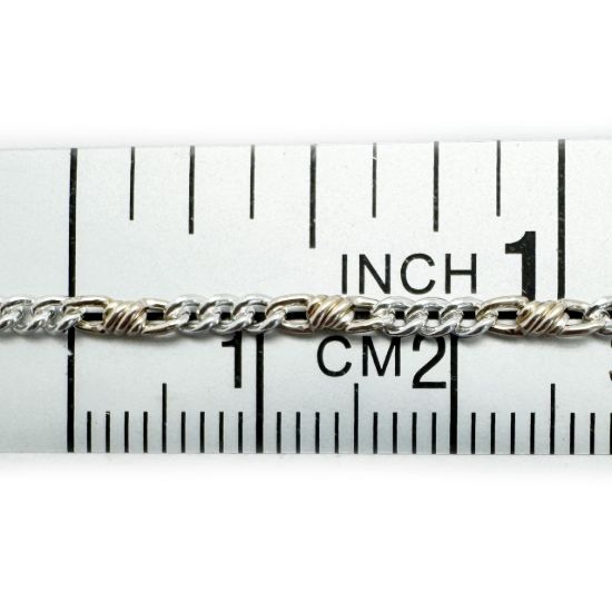 wholesale two tone jewelry chain