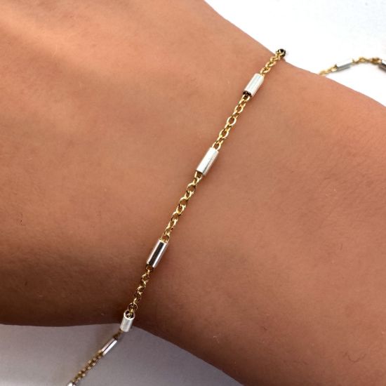 wholesale mixed metal permanent jewelry chain