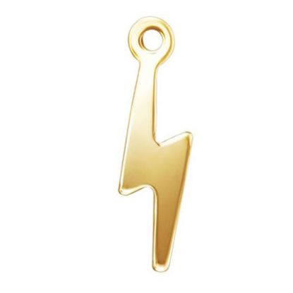 Wholesale 1/20 14K Gold Filled Lightning Bolt Charm - 11.5*3.5mm (sold per piece)