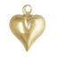 Wholesale 1/20 14K Gold Filled Puffy Heart Charm - 10mm (sold per piece)