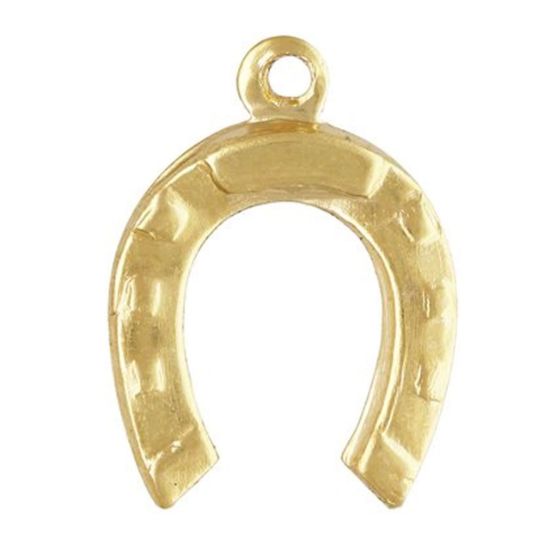 Wholesale 1/20 14K Gold Filled Horseshoe Charm - 9*10mm (sold per piece)