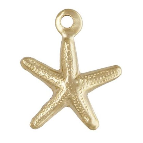 Wholesale 1/20 14K Gold Filled Starfish Charm - 8mm (sold per piece)
