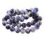 Wholesale Natural Gemstone Beads - 100% Genuine Sodalite Gemstone Bead - Smooth Round Shape - (Sold Per 15" Strand)