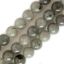 Wholesale Natural Gemstone Beads - 100% Genuine Grey Labradorite Bead - Smooth Round Shape - (Sold Per 15" Strand)