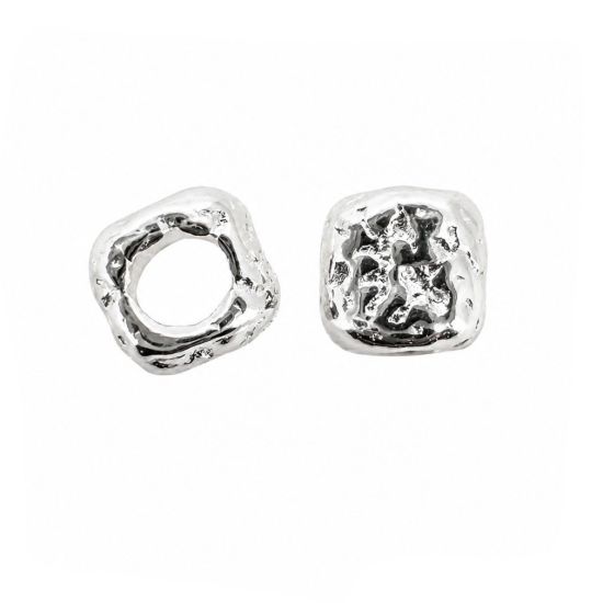 Wholesale Sterling Silver Bead Spacer- 3.5mm Textured Cube (sold per piece)