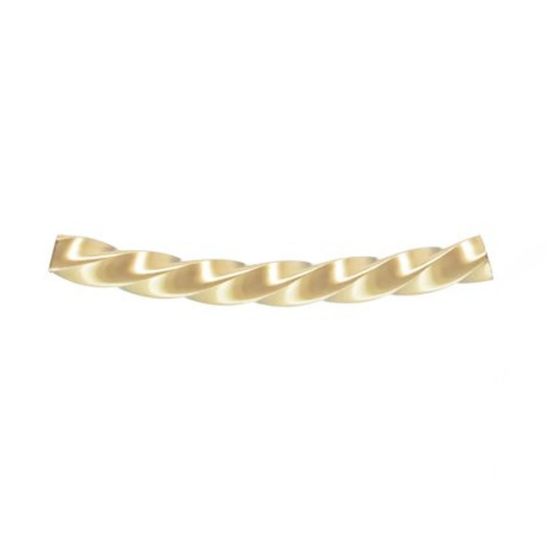 Wholesale 1/20 14K Gold Filled Spacer Tube- 1.5 * 15mm Curved Twisted Square Tube(sold per piece)