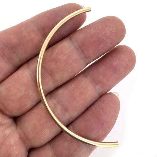 Wholesale 1/20 14K Gold Filled Spacer Tube- 2 * 56mm Smooth Tube(sold per piece)