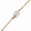 Wholesale 1/20 14K Gold Filled 4*7mm Rice Shape Fresh Water Pearl Link Satellite Chain  (Sold Per Foot)