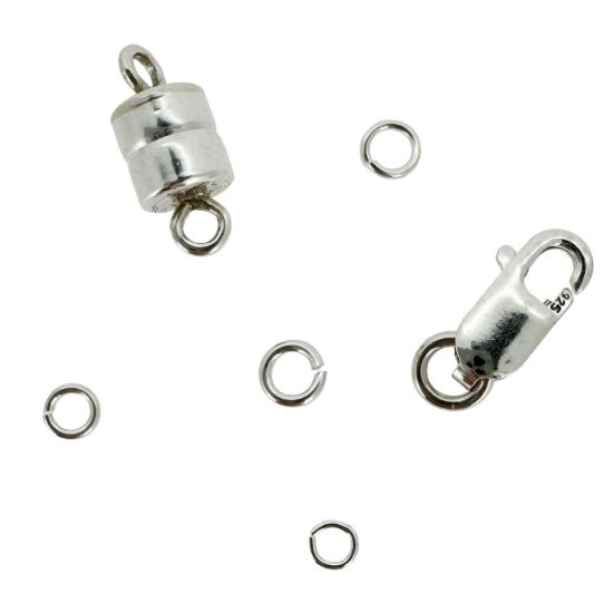 wholesale sterling silver and gold filled permanent jewelry starter kit jump ring clasp