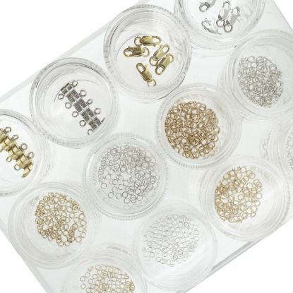 wholesale sterling silver and gold filled permanent jewelry starter kit jump ring clasp