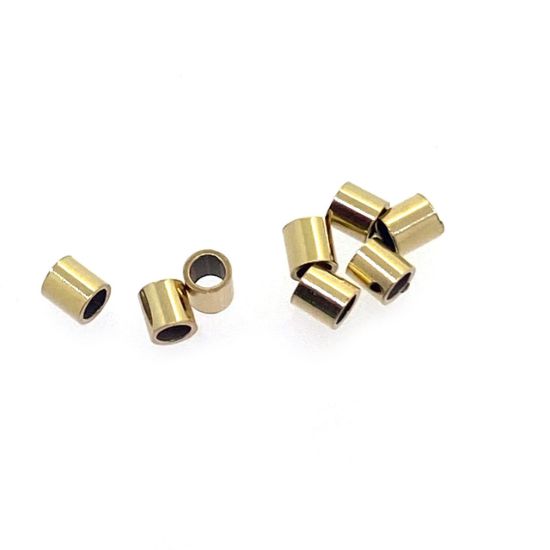 Wholesale 1/20 14K Gold Filled Crimp Beads - 1.6x2mm(sold per 50 pcs)