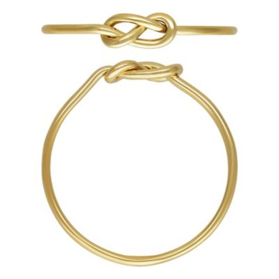 Wholesale 1/20 14K Gold Filled Infinity Knot Ring - Size 6