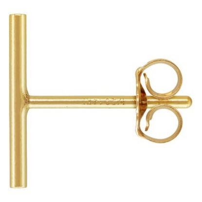 wholesale 1/20 14k gold filled bar stud earrings