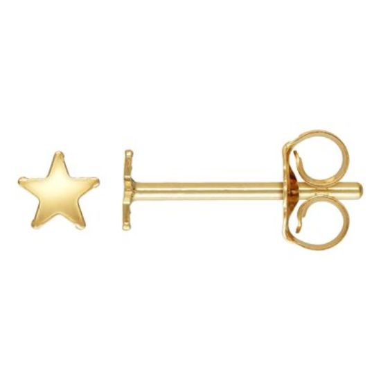 wholesale 1/20 14k gold filled star stud earrings