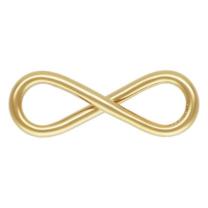 Wholesale 1/20 14k Gold Filled Plain Infinity Symbol Charm-12mm (Sold Per Piece)