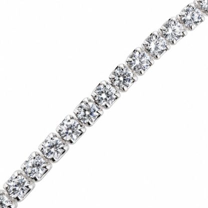 Wholesale Sterling Silver Bulk Chain - 2mm CZ Stone Tennis  Chain(Sold per foot)