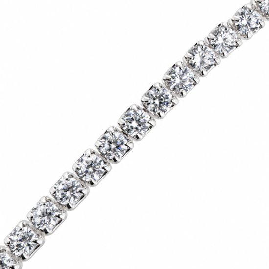 Wholesale Sterling Silver Bulk Chain - 2mm CZ Stone Tennis  Chain(Sold per foot)