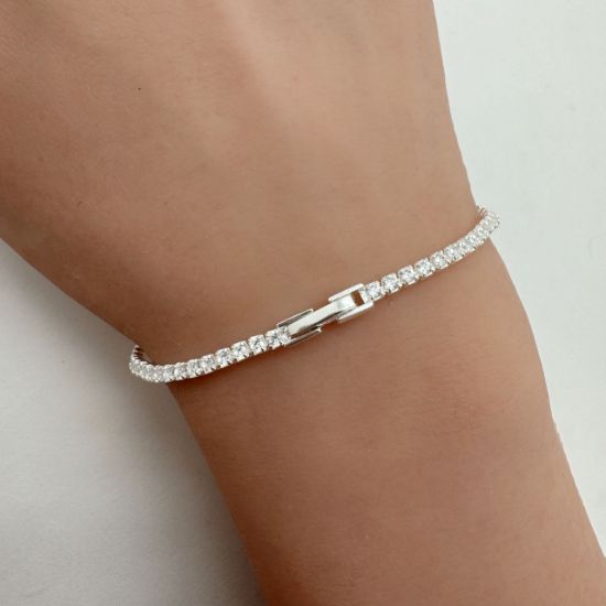 wholesale sterling silver 2mm tennis bracelet