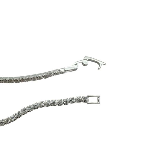 wholesale sterling silver 2mm tennis bracelet